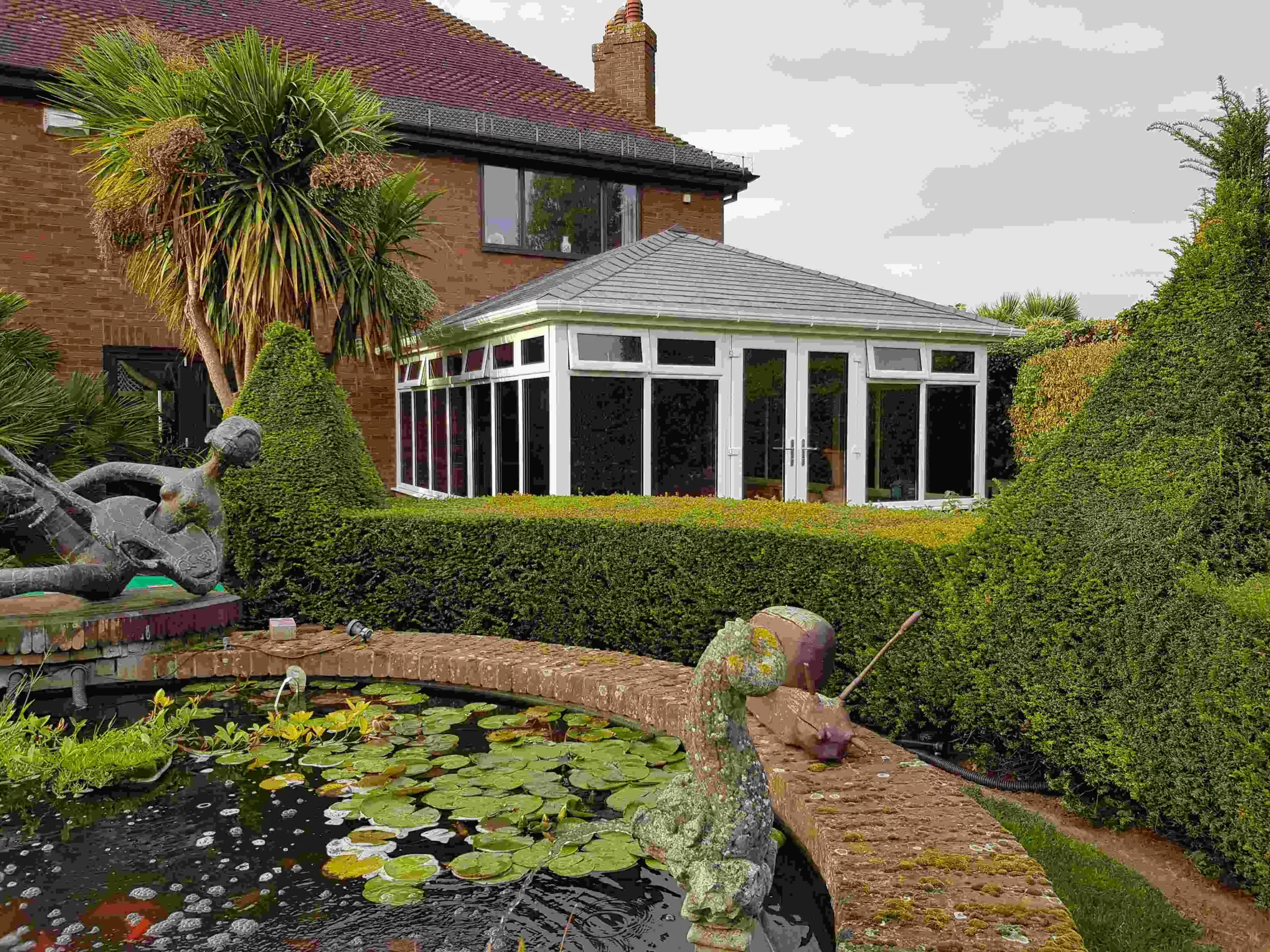 Super Glazing Edwardian Tiled Roof Conservatory installations