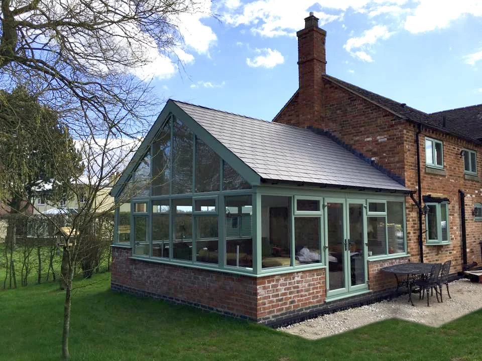 super glazing Gable end conservatories installations