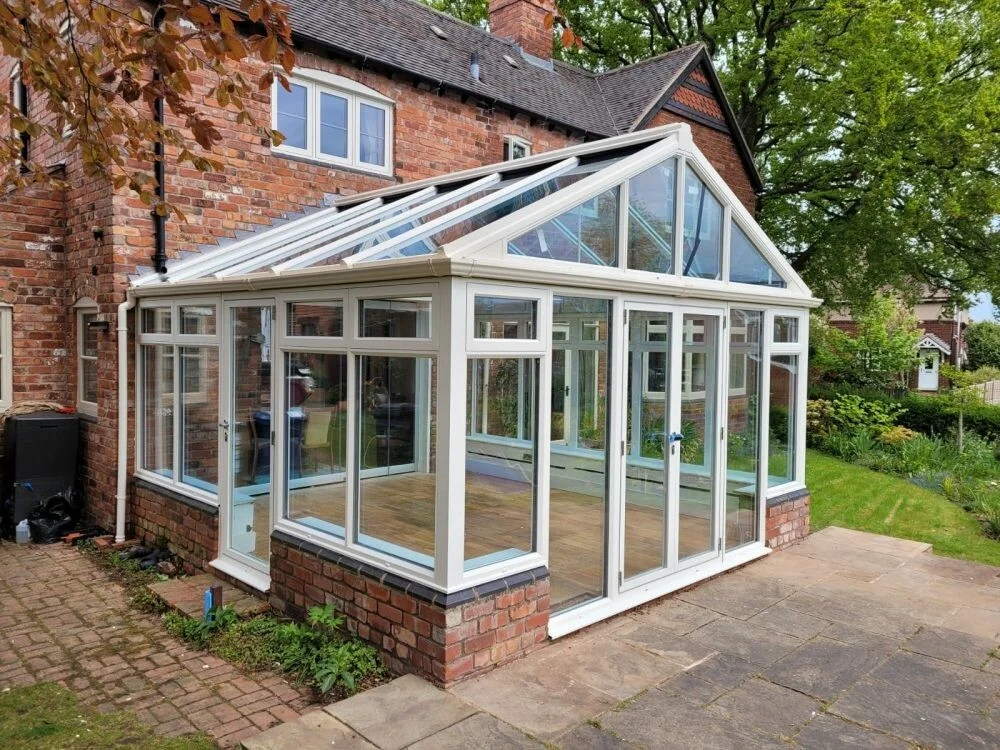 Gable End Glass Roof Conservatory installations