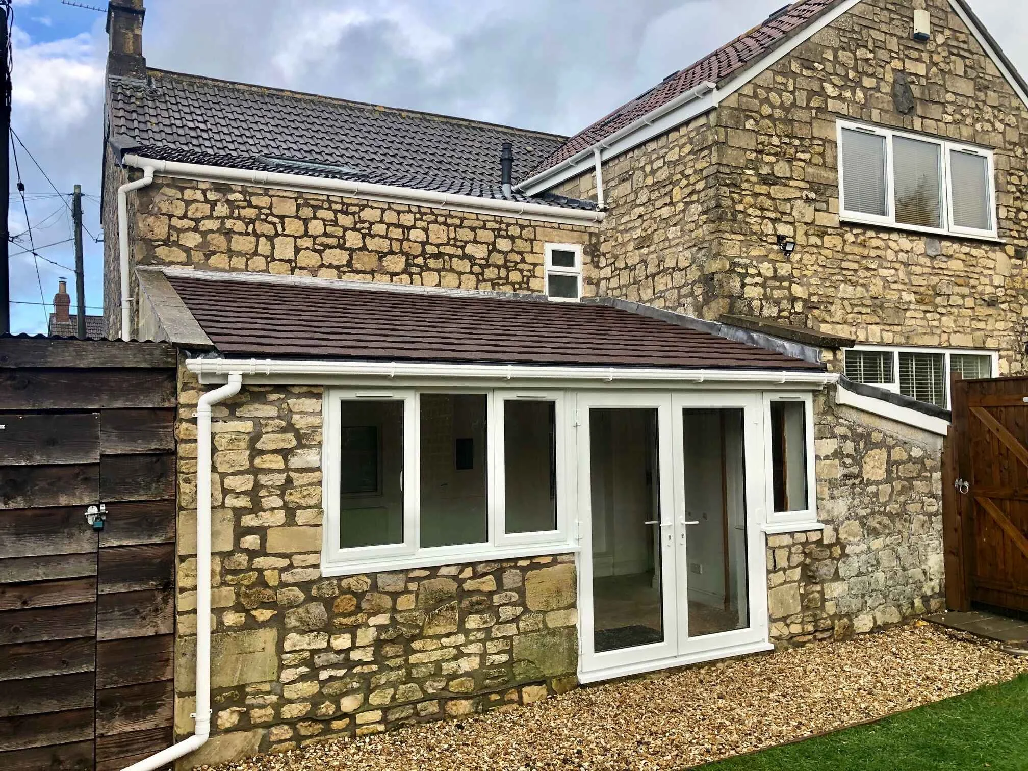 super glazing lean to Conservatories tiled roof installations