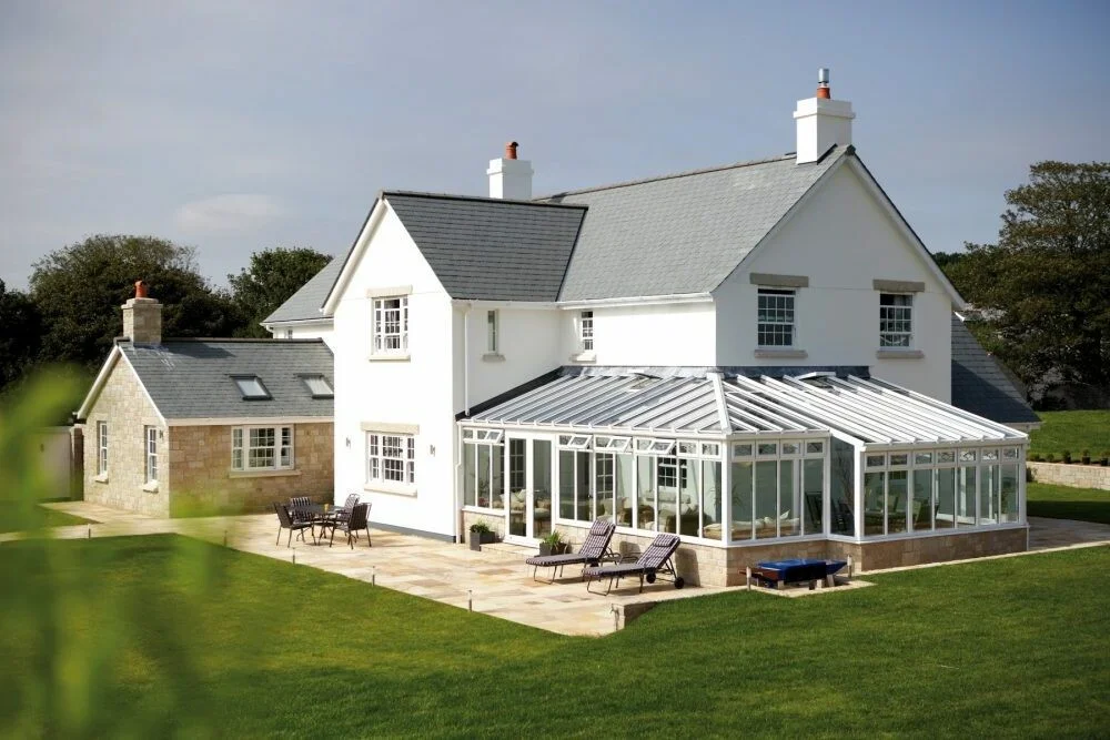 Super Glazing Glass Roof Conservatory installation