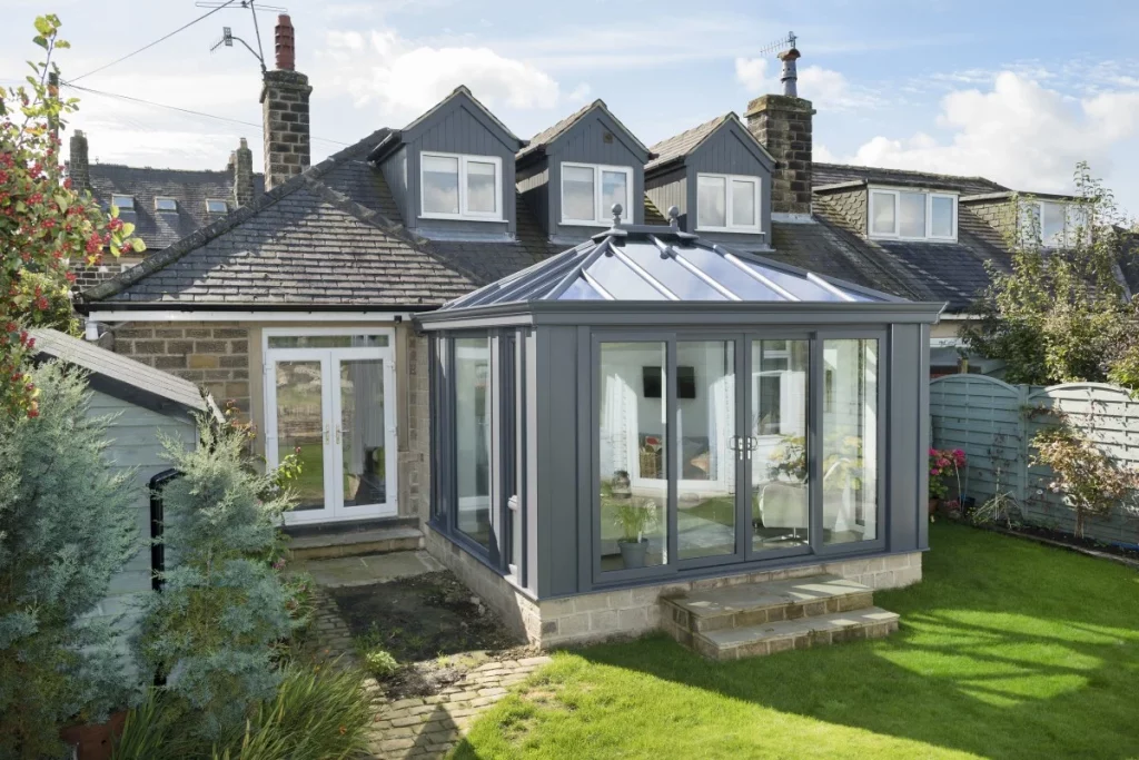 Super Glazing Glass Roof Conservatory installation