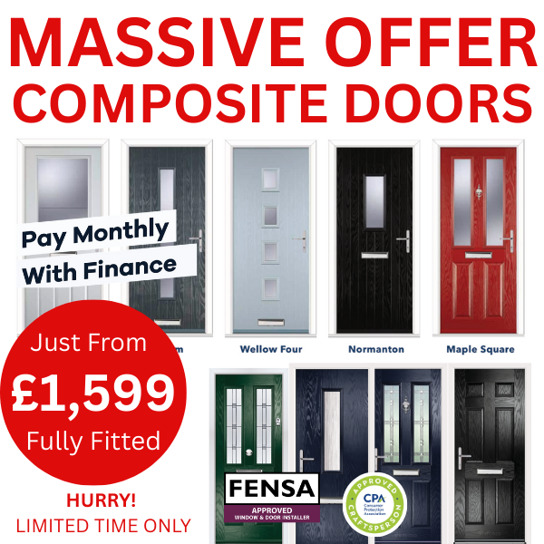 composite Doors fully fitted From 1599