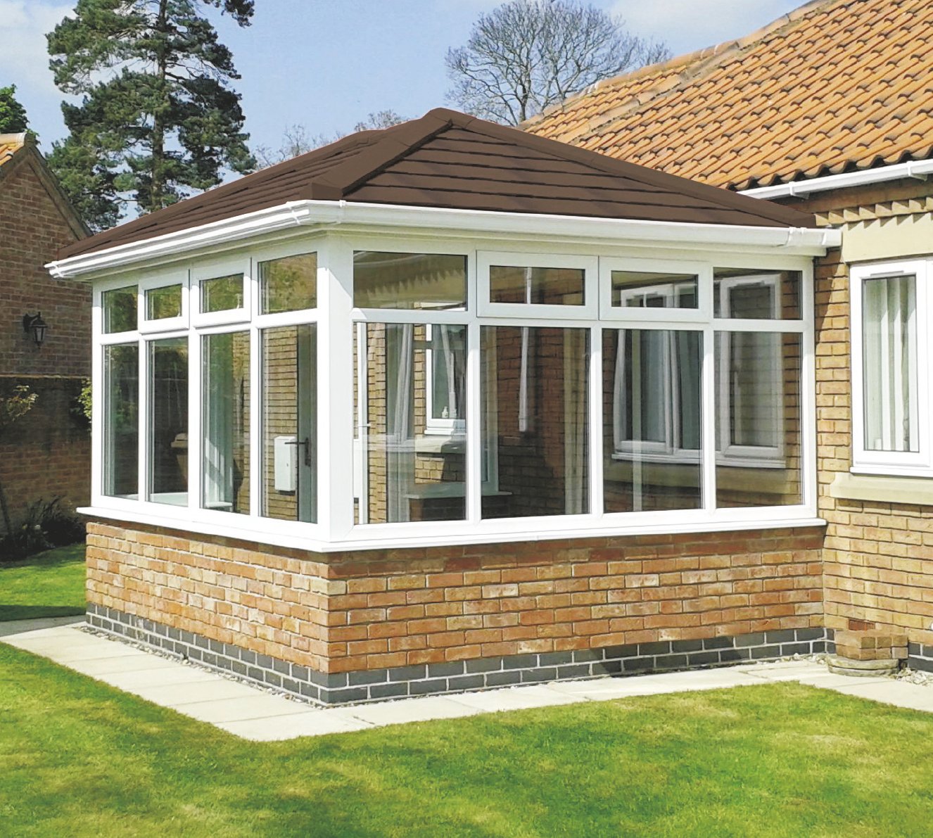 Conservatories Wakefield super glazing glass and tiled roofs